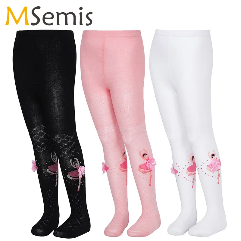 3 шт. леггинсы для фитнеса девочек балетные колготки хлопковые теплые гольфы