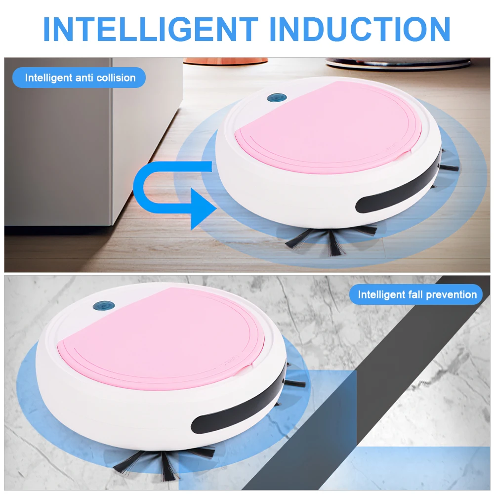 

Fully Automatic 4 in1 Vacuum Cleaner Sweep Cleaning Robot Vacuum Cleaner Wireless Home Cleaning Machine Smart Robot USB Charging