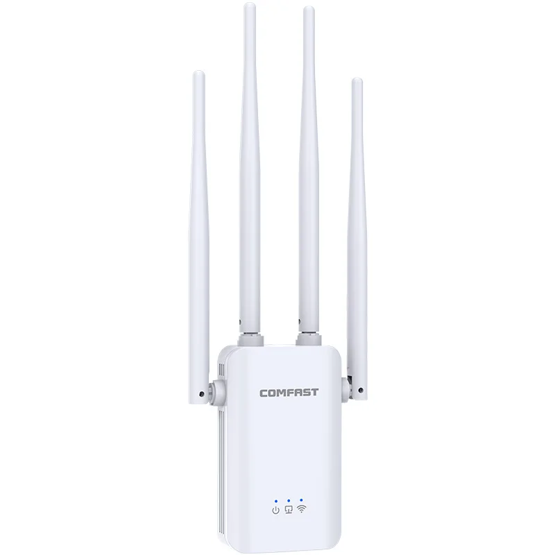 

Comfast CF-WR304S 300Mbps WIFI Repeater Wireless Router Wi-Fi Extender with 4 External Antennas wi fi Signal Booster Repetidor