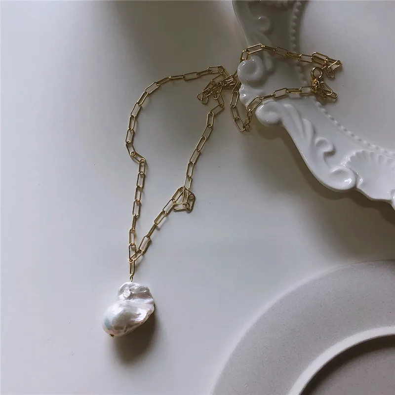 Минималистичные женские тяжелые цепочки ручного изготовления RUIYI из