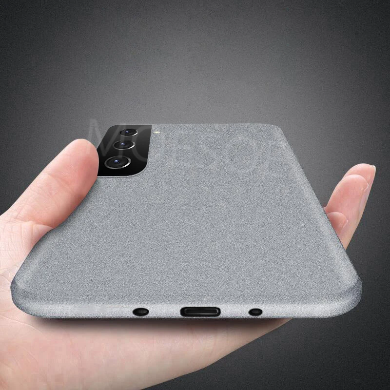 Ultra-Thin Sandstone Matte Case For Samsung Galaxy A54 A53 A52 5G A51 A71 A72 A32 S22 S21 S20 FE S23 Ultra Slim Soft Back Cover
