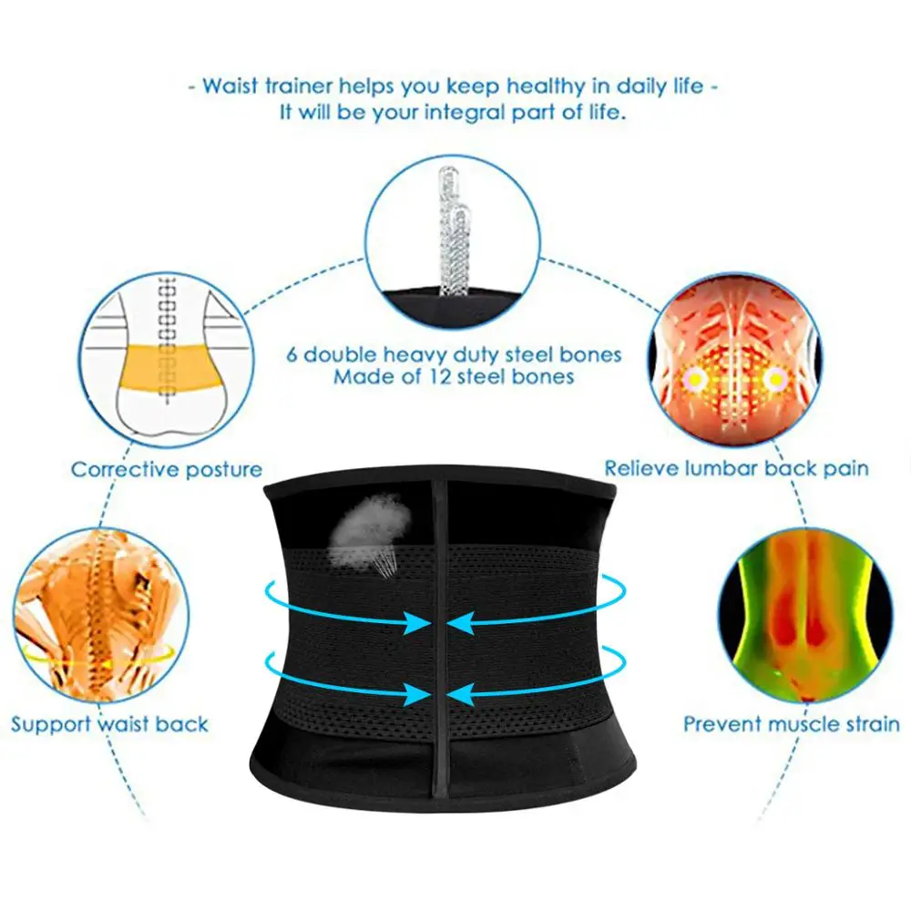 Лучший тренажер для талии Корректирующее белье корсет потери веса натуральный
