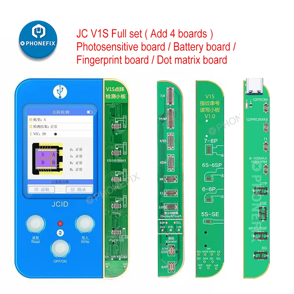 Точечный матричный программатор JC V1S для iphone 12 распознавание лица
