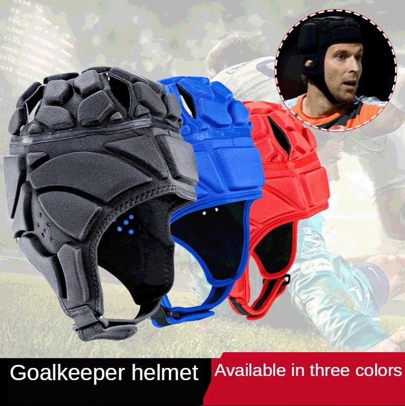 

Rugby helmet goalkeeper crash hat pitcher training baseball protective gear soft goal keeper head guard sport helmet
