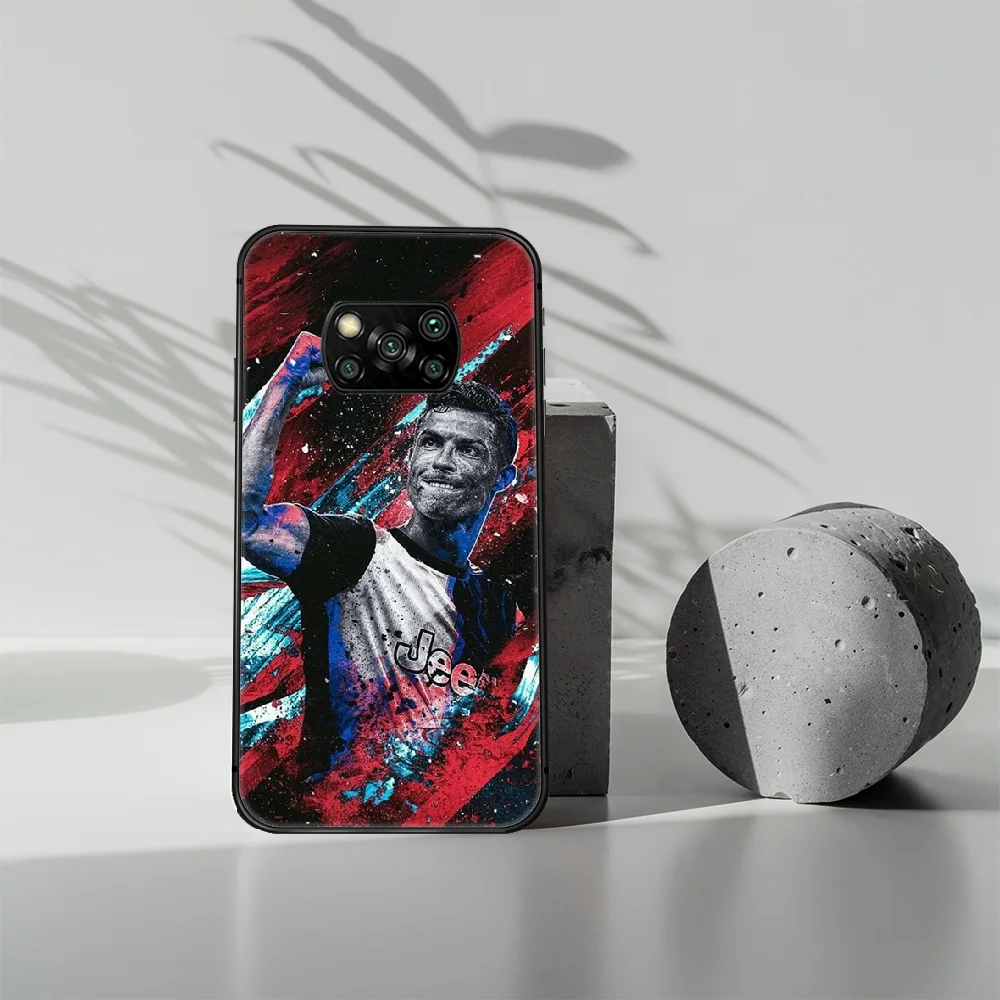 

Ronaldo Football superstar CR7 Phone case Cover Hull For Xiaomi Mi A2 A3 8 9 9T Note 10 Se Lite Pro black Etui Fashion Bumper