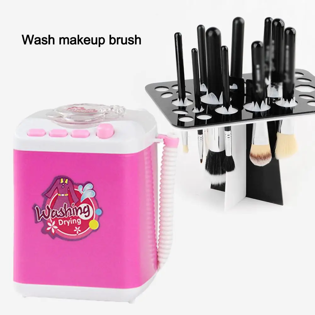 

Mini Small Appliances Kitchen Toys Simulated Electric Washing Machine Refrigerator Toy Make Up Toy Washing Machine