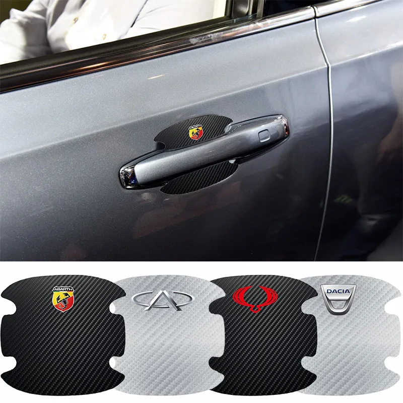 

Car Carbon Fiber Door Handle Bowl Car Exterior Sticker Decal for BMW G01 G30 F11 F15 F31 F34 E36 E39 E46 E60 E87 E91 X5 E70 X6Et