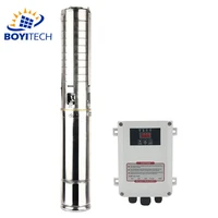 boyitech free shipping 3inch 270w high presure mppt controller stainless steel centrifugal solar pump with panel for tube well
