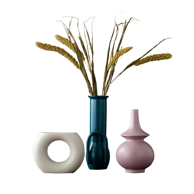 Strongwell Скандинавская Современная нестандартная Цветная Керамическая Ваза для
