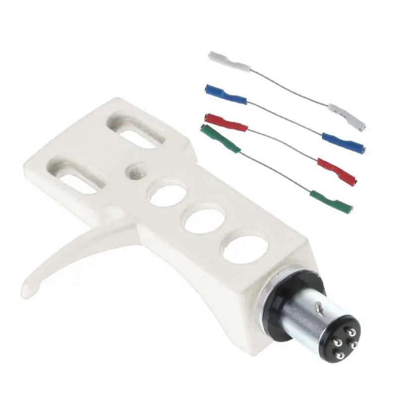 

Turntable Headshell Mount Universal LP Phono Cartridge Replacement Phonograph Head Holder Stylus Lead Wire