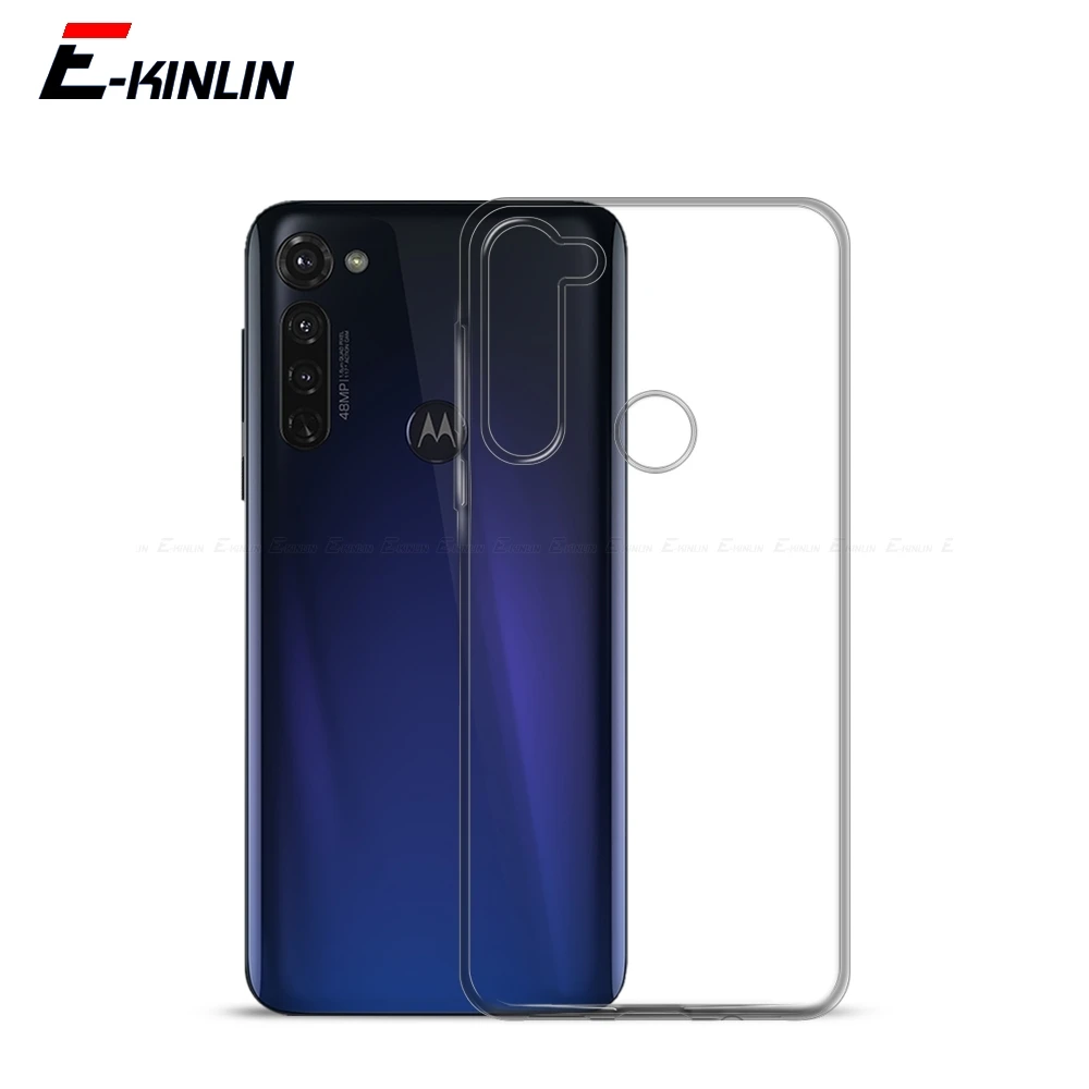 Ультратонкий Прозрачный мягкий защитный чехол из ТПУ для Motorola Moto G 5G Plus Stylus Power Pro