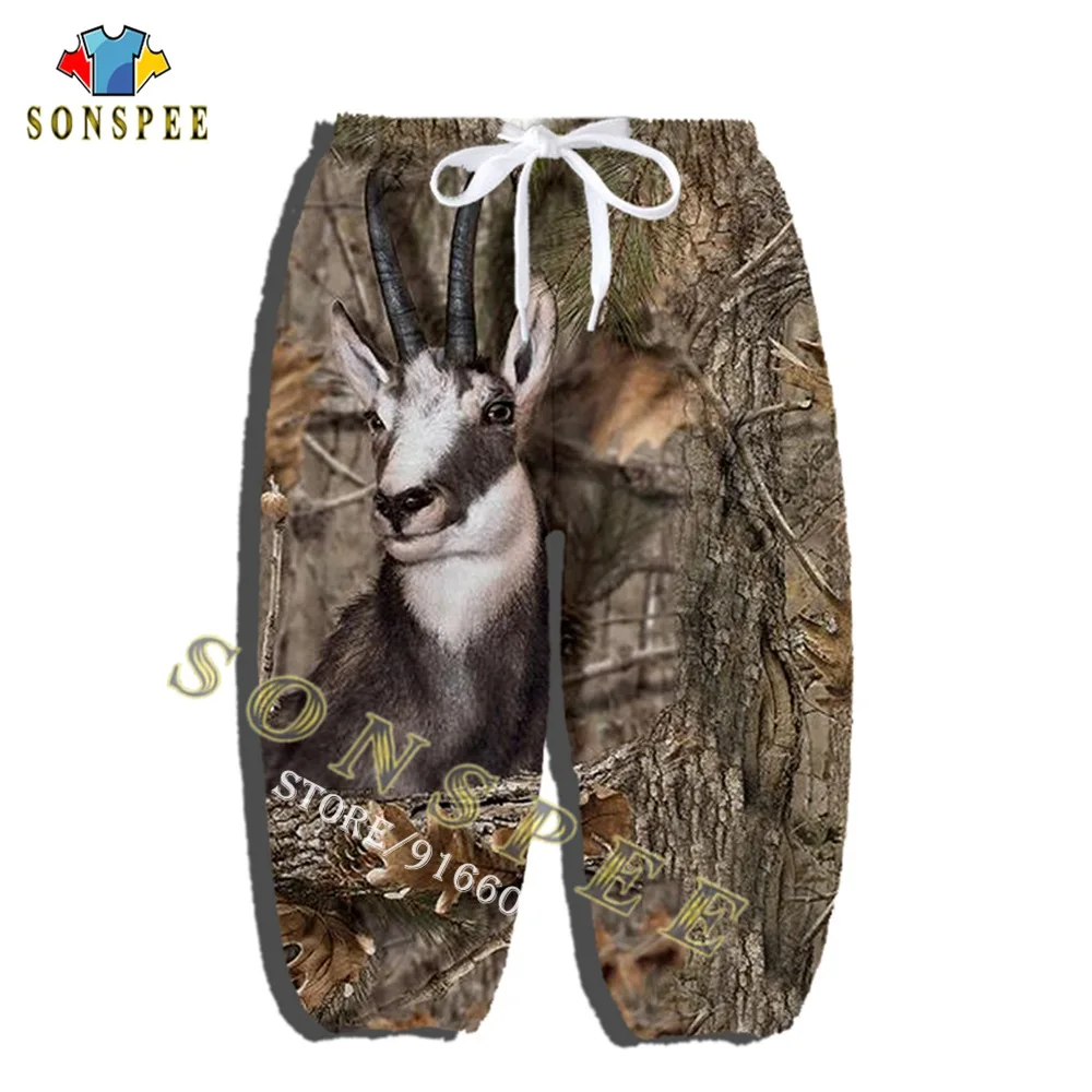 Novelty Streetwear Child Fashion Casual Trousers Unisex Long Pant Animal Hunting Hunter 3D Printed Kids Sweatpants Baby Clothing