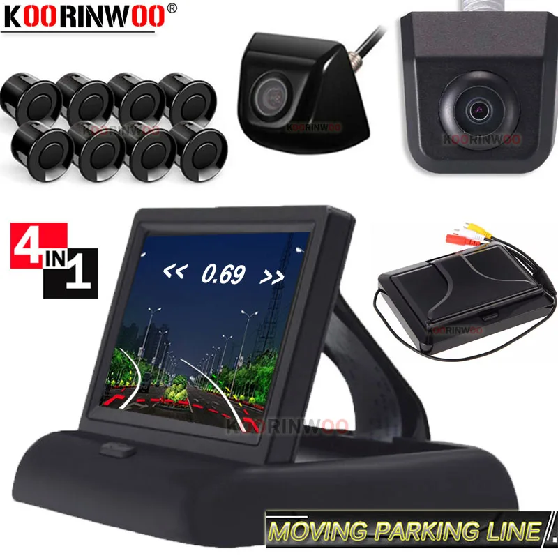 Автомобильная камера Koorinwoo Dynamic 360 электромагнитная система передней парковки с