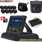 Автомобильная камера Koorinwoo Dynamic 360, электромагнитная система передней парковки с датчиком парковки, автомобильный монитор, камера заднего вида, датчик парковки