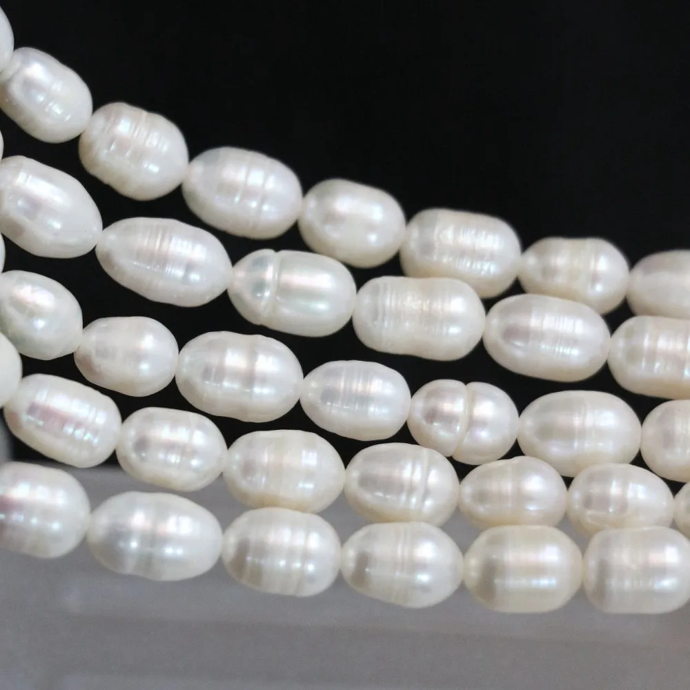 Высококачественные белые натуральные акриловые жемчужные рисовые разделители