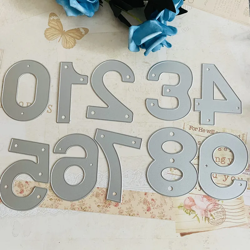 Цифровое украшение большого размера металлические высекальные штампы сделай