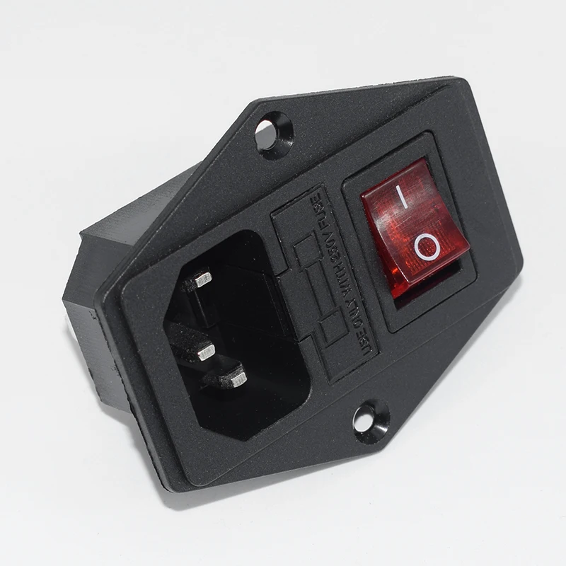 Розетка 3 в 1 с держателем предохранителя кулисный переключатель + разъем модуля