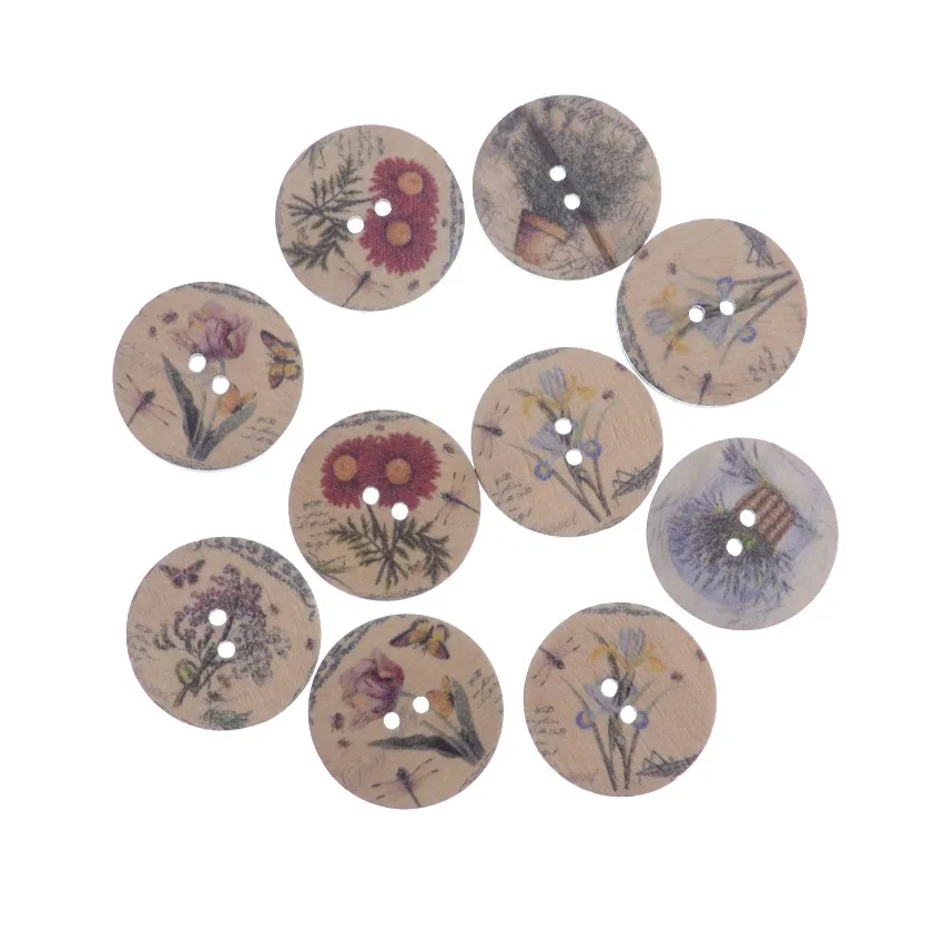 Бесплатная доставка розничная продажа 30 шт. Случайные Смешанные Круглые цветы с 2