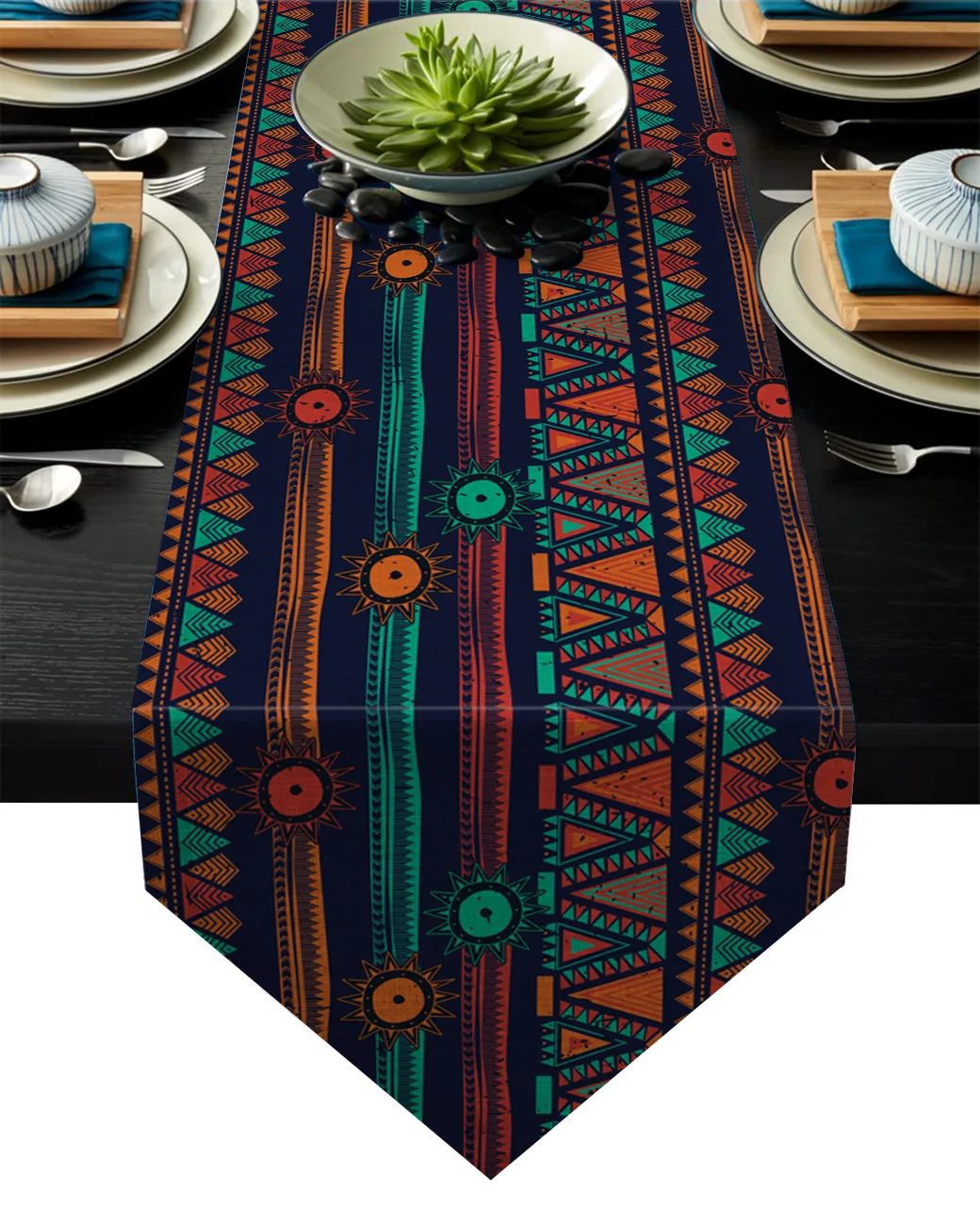 Богемные геометрические современные модные настольные Бегуны для свадьбы отеля