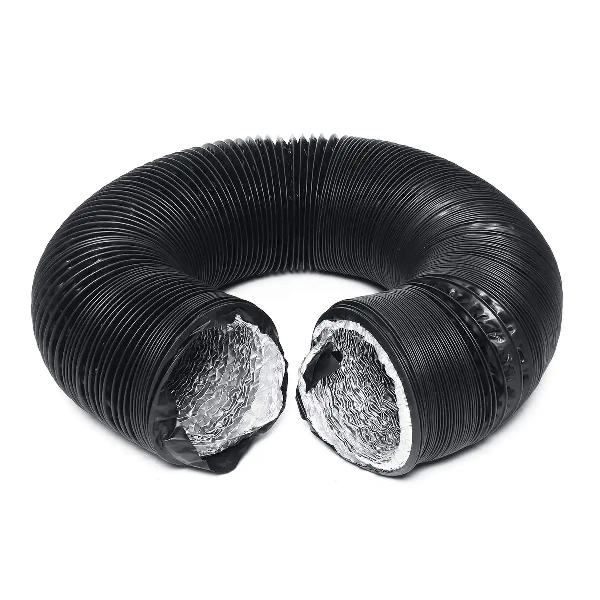 6m 150mm Flexible double Aluminium Foil Ducting Hose for Inline Duct Fan Ventilator Ventilation Tube Air Exhaust Extractor | Обустройство