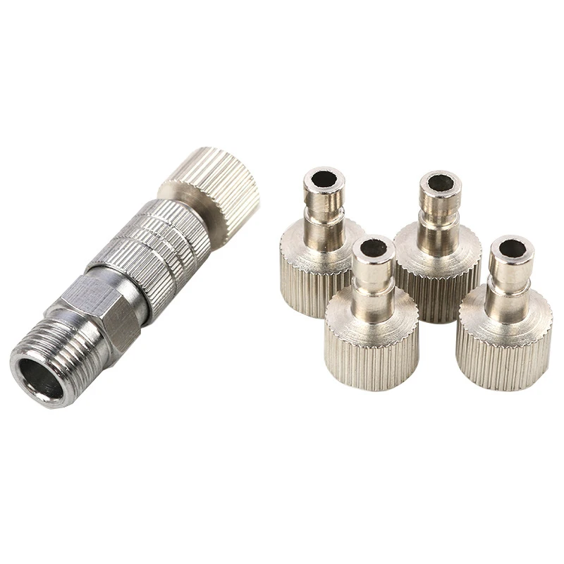 Воздушный шланг быстросъемная муфта + 4 дополнительных аэрографа адаптеры 1/8 BSP