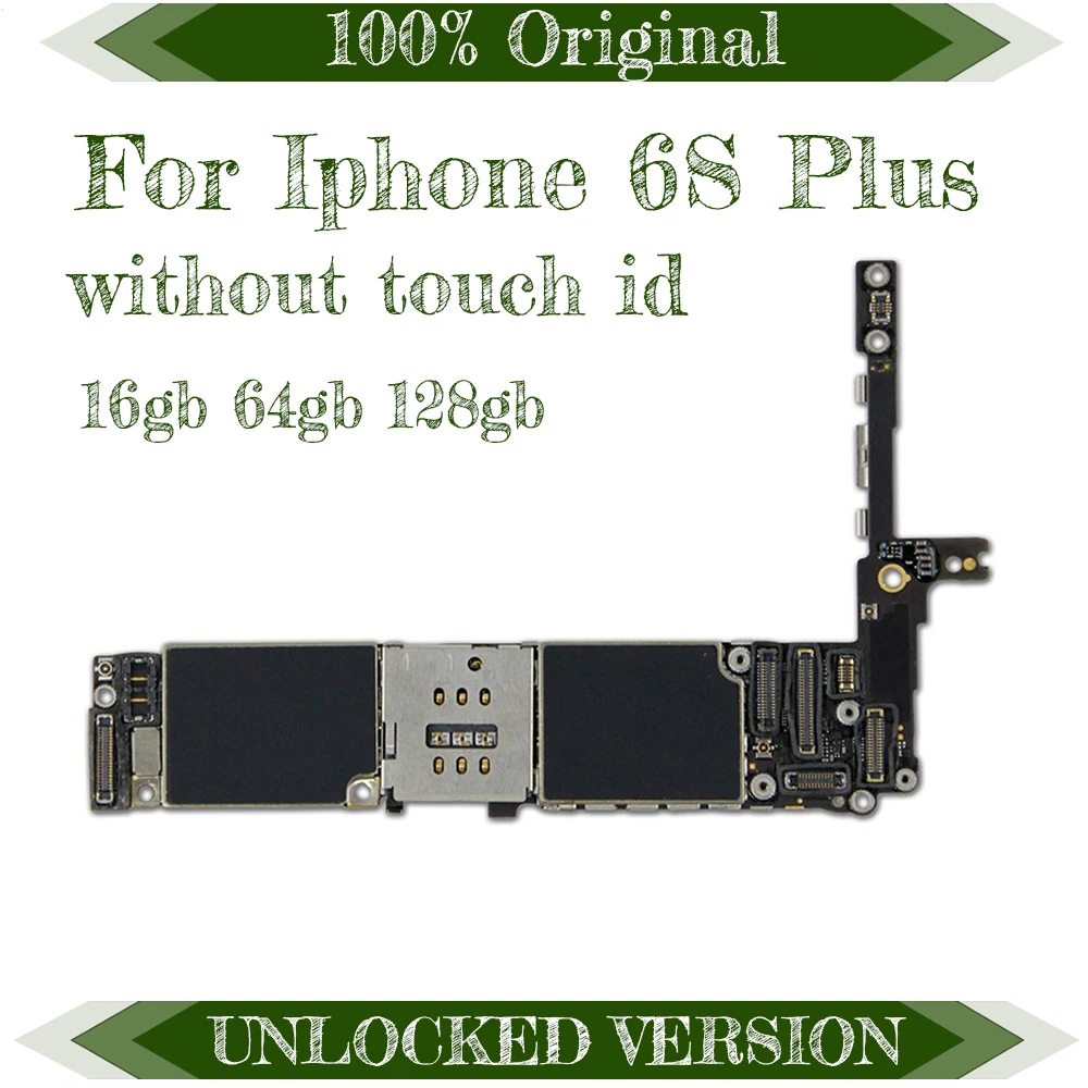 Бесплатный iCloud разблокированный полный чип логическая основная плата с/без