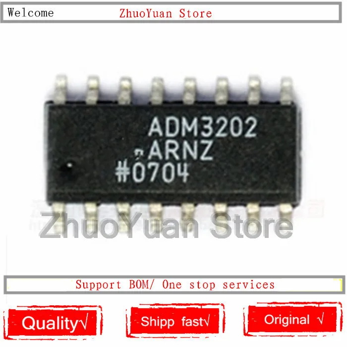 1 шт./лот ADM3202 ADM3202ARN SOP-16 adm3202арнз новый оригинальный IC чип | Электроника
