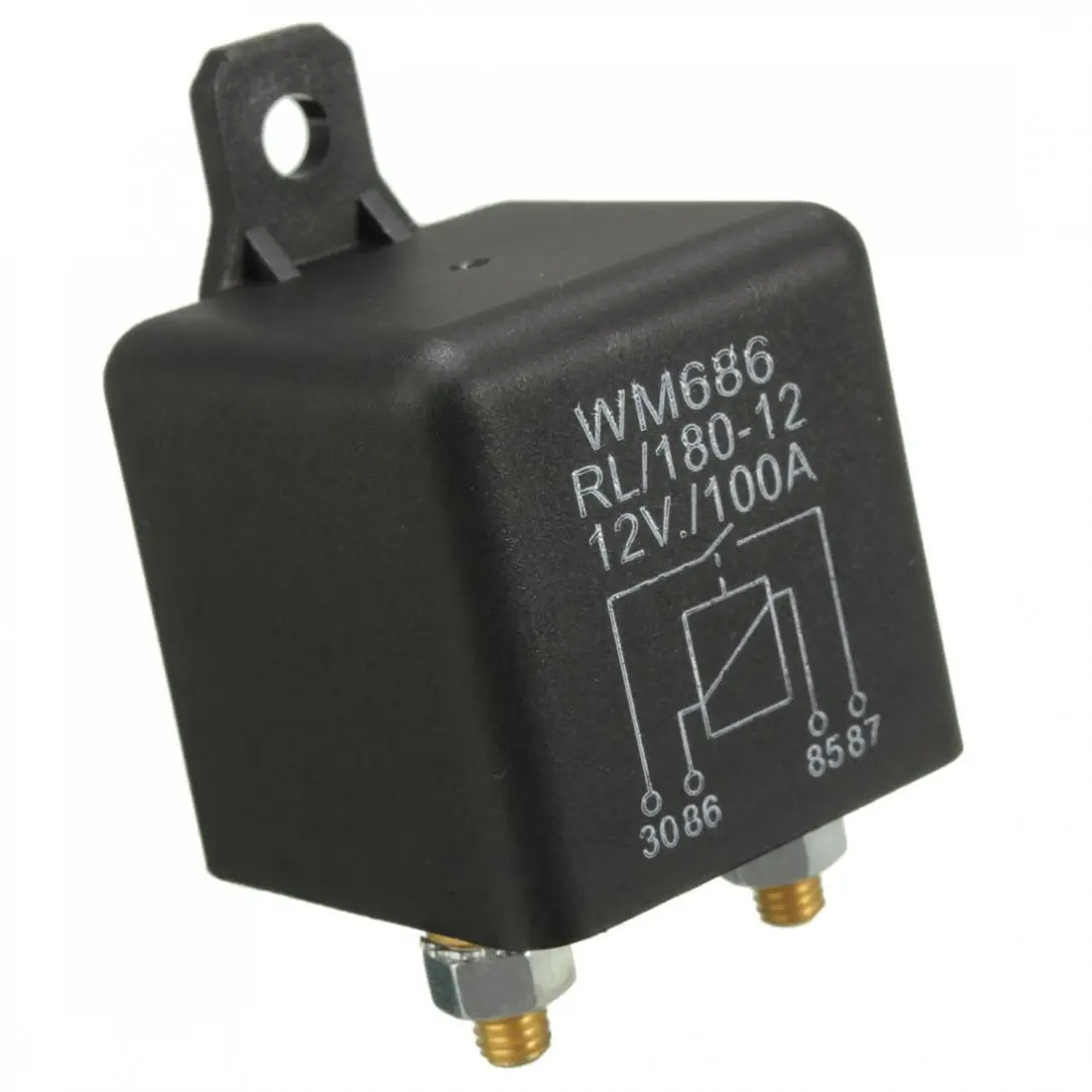 Переключатель разделение зарядки 100Amp 4 Pin сверхмощный ВКЛ ВЫКЛ реле