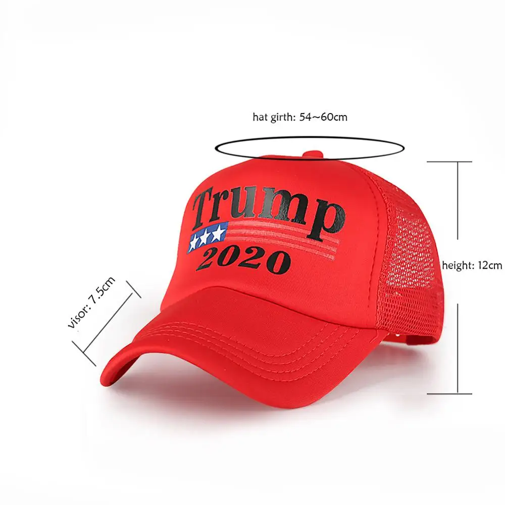 Мужская Женская бейсболка с буквенным принтом s Trump 2020 удобная сетчатая хлопковая