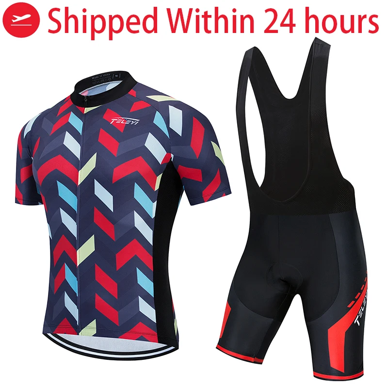 НОВЫЕ комплекты TELEYI для велоспорта велосипедная форма летний комплект из Джерси