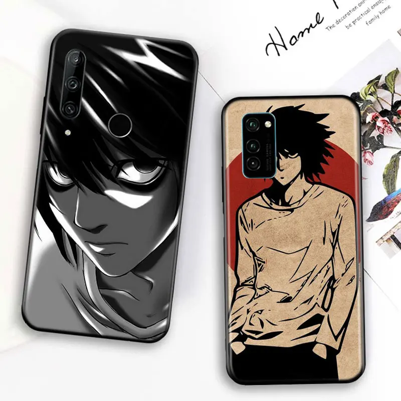 

Silicone Cover Anime death note For Huawei Honor 7C 7A 7S 8 8A 8X 8C 8S 2019 2020 9 lite 9X Pro Black Phone Case