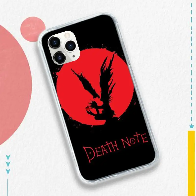 

Manga Death Note Ryuk Japan anime Phone Case for iPhone 11 12 mini pro XS MAX 8 7 6 6S Plus X 5S SE 2020 XR