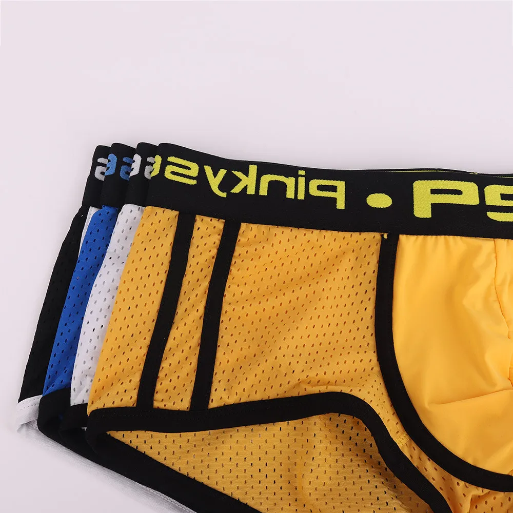

Men Sexy Underwear Letter Printed Boxer Briefs Shorts Bulge Pouch Underpants boxer shorts for man calzoncillos hombre bxer Y1