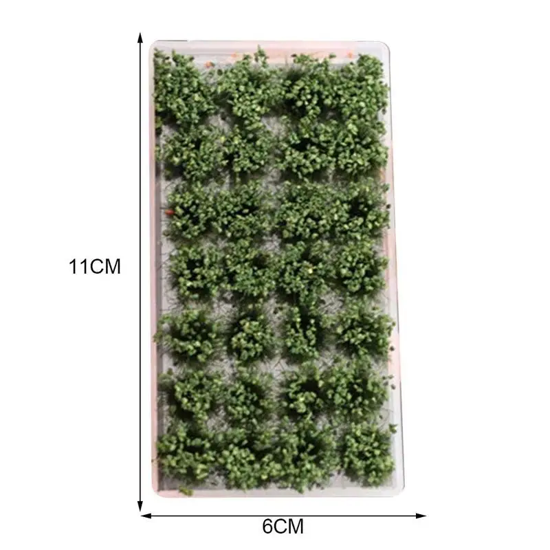 

28 Flower Clusters Vegetation Scene Platform Material Diy Simulation Model Petal Handmade Grass Scene Production W4T8