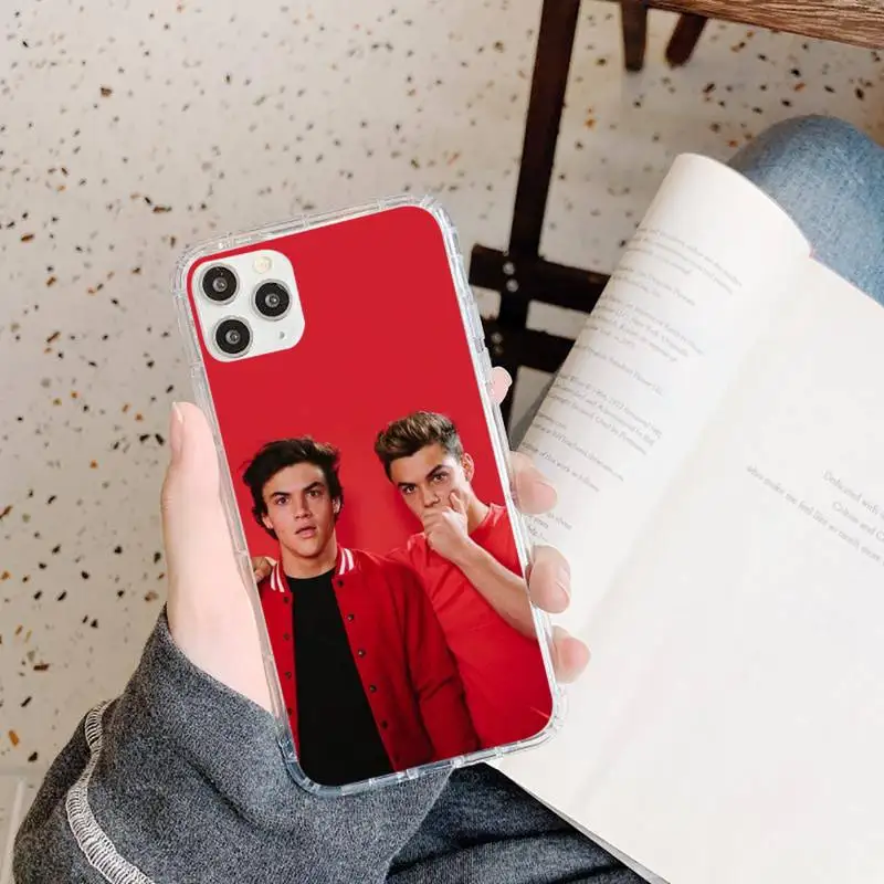 

Dolan Twins Net Red singer Phone Case Transparent soft For iphone 5 5s 5c se 6 6s 7 8 11 12 plus mini x xs xr pro max