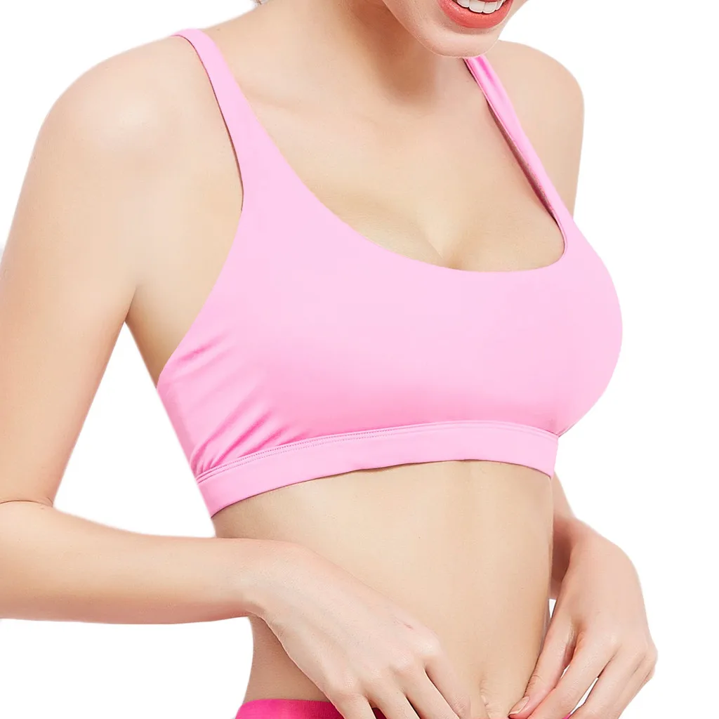 Мода 2019 женский спортивный бюстгальтер без колец Спортивное нижнее белье для