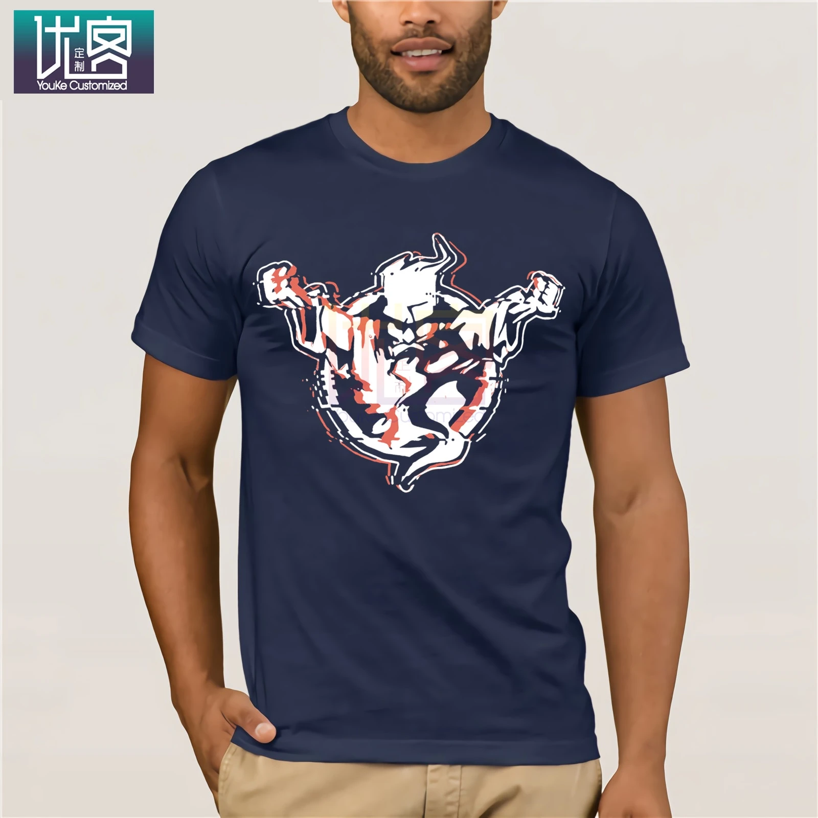 Новая мода Thunderdome логотип мужская футболка хардкор техно и габбер 2 стороны