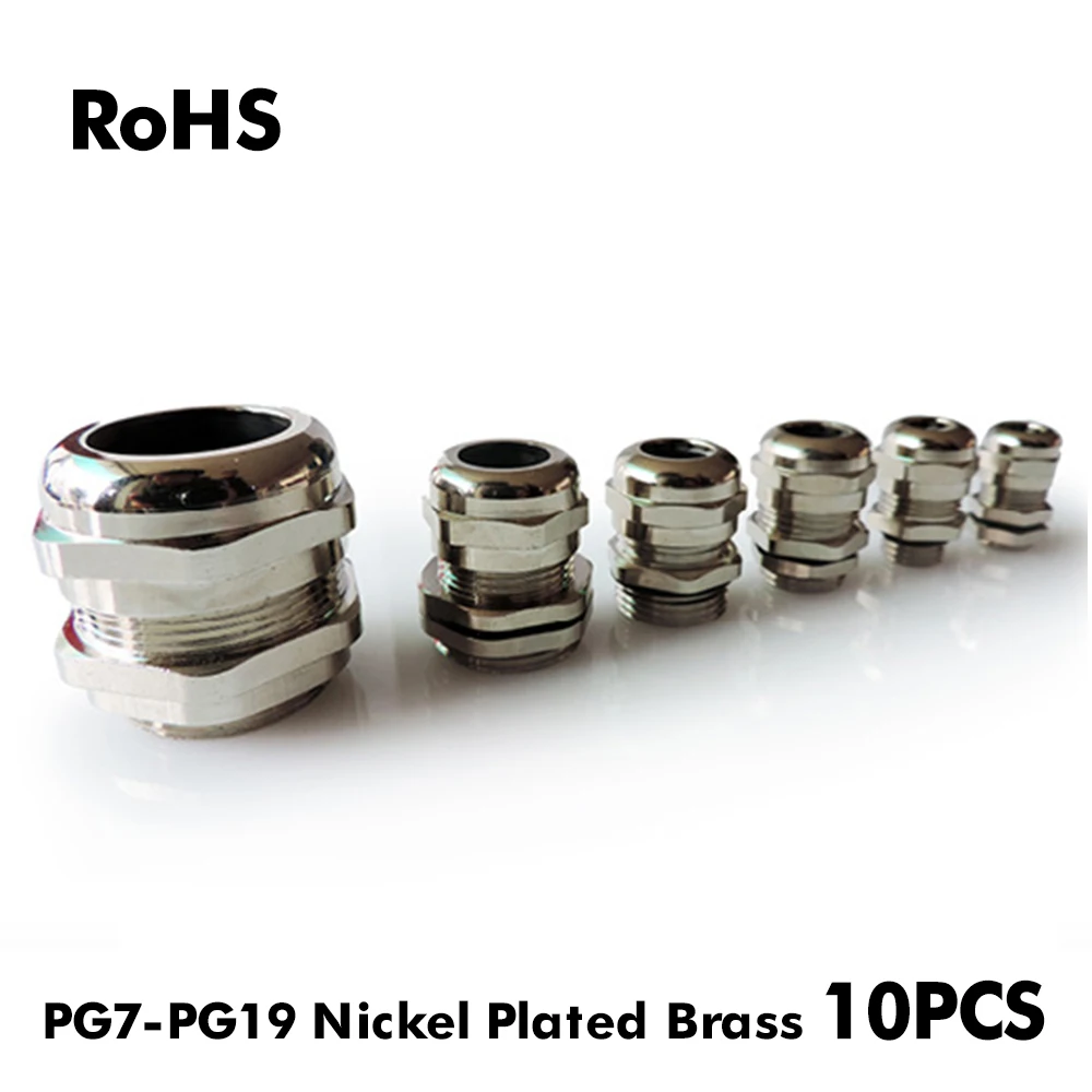 

Metal Cable Gland PG9 IP68 Waterproof Brass Cable Gland Weatherproof Cable Gland Joint