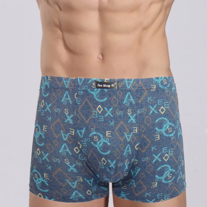 Мужские трусы модные мужские брюки с принтом размеры пояса четырехугольные