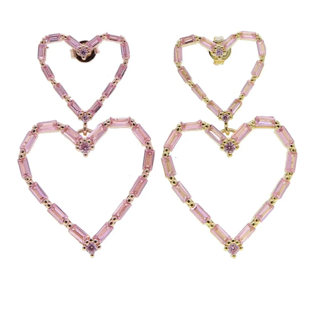 

Большие женские серьги розового цвета, роскошные украшения для девушек, Новое поступление