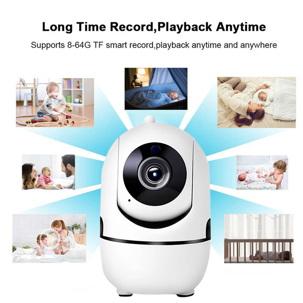 

Smart Home Camera Mini Baby Monitor IP Camera Auto Tracking Wireless Wifi Camera Security Surveillance CCTV Camera