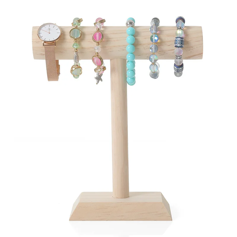 T Bracelet Holder Jewelry Showcase Necklace Display Storage Watch Stand Bangle Organizer for Home Organization & Show