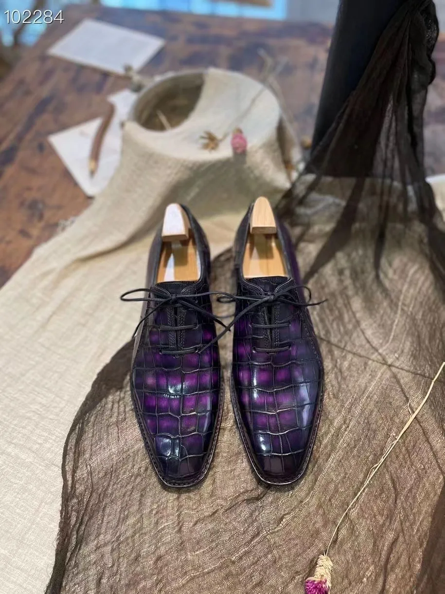 Рисунок 3 - Мужские свадебные туфли Sipriks из крокодиловой кожи