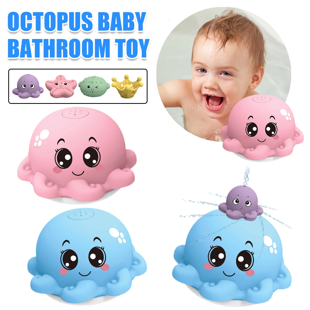 

Baby Bath Flashing Light And Spray Water Whale Toys Water Reaction Flashing Baby Bathroom Toys Lamp Bath Toys As Kids Gift