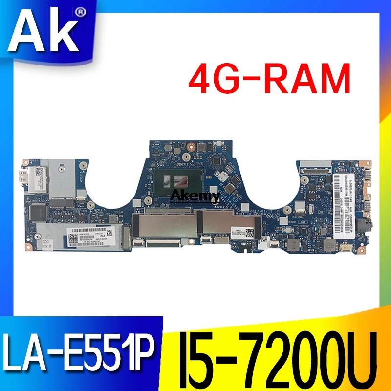 CIZY3 LA E551P материнская плата для ноутбука Lenovo YOGA 720 13IBK тест оригинальная 4G RAM I5