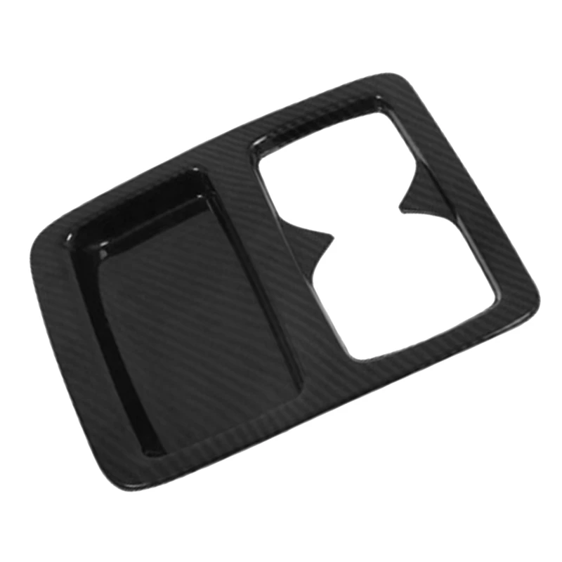 

Carbon Fiber Style Rear Seat Water Cup Holder Cover Trim for Honda Accord 2018