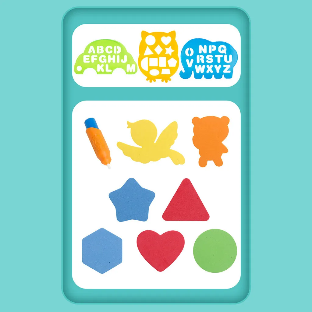 Волшебный коврик детская цветная магнитная доска для рисования большая игрушка