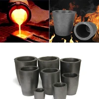 new foundry clay graphite crucibles black cup furnace torch melting casting refining gold silver copper brass aluminum