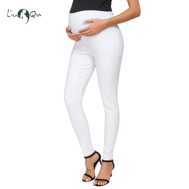 Женские удобные хлопковые леггинсы до щиколотки для беременных современные