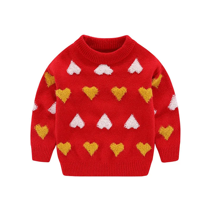 Модный свитер для маленьких девочек зимние кардиганы вязаный мальчиков 2019 г.